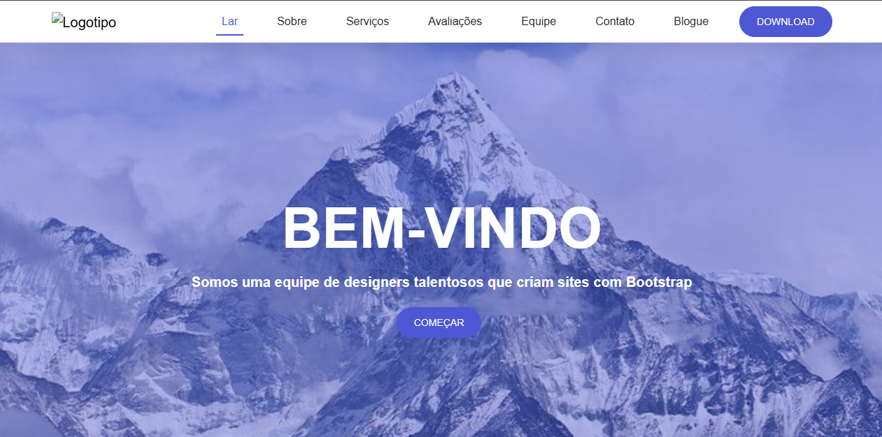 Projeto Site com Bootstrap